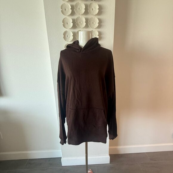 No Boundaries Brown Oversized Hoodie – Size XL – Cozy Casual Pullover - Picture 1 of 6